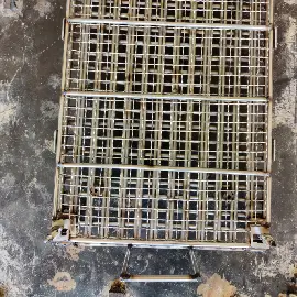 Plating and washing trays